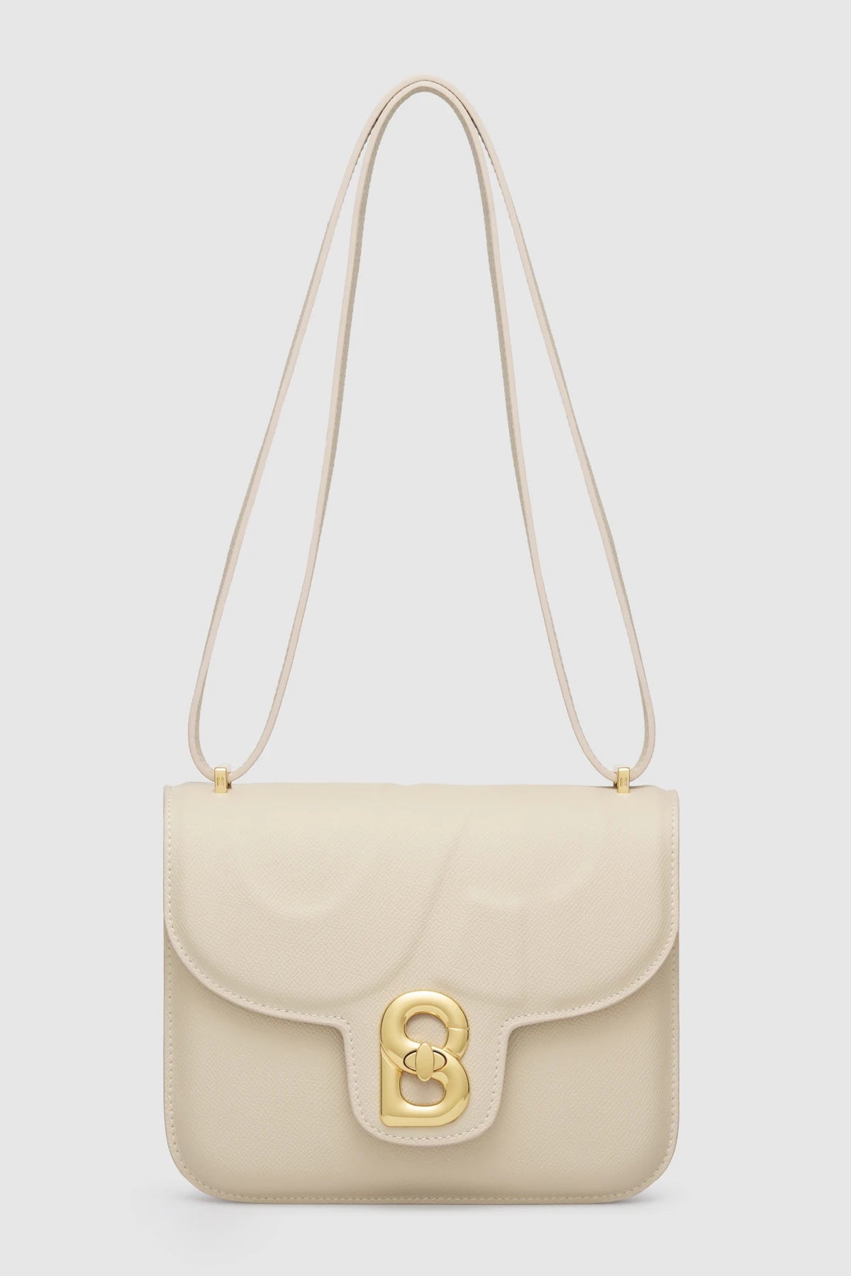 Tas Buttonscarves Alba Bag Medium warna putih chalk tampak depan