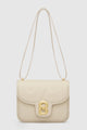 Tas Buttonscarves Alba Bag Medium warna putih chalk tampak depan