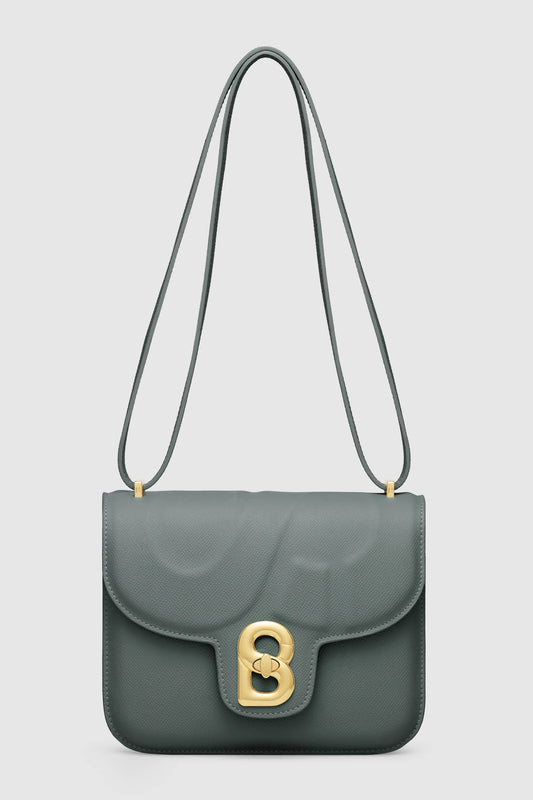 Tas Buttonscarves Alba Bag Medium warna hijau tampak depan