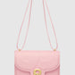 Tas Buttonscarves Alba Bag Medium warna pink tampak depan
