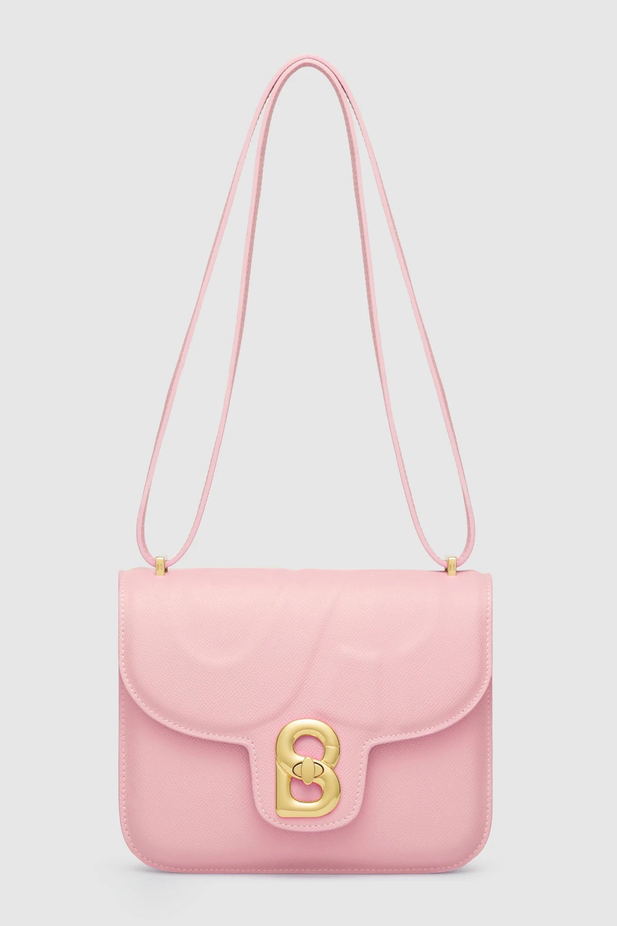 Tas Buttonscarves Alba Bag Medium warna pink tampak depan
