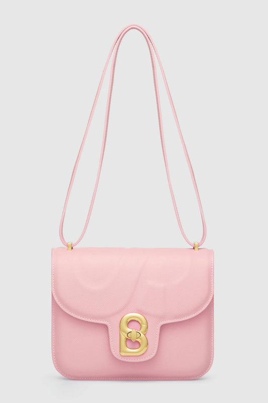 Tas Buttonscarves Alba Bag Medium warna pink tampak depan
