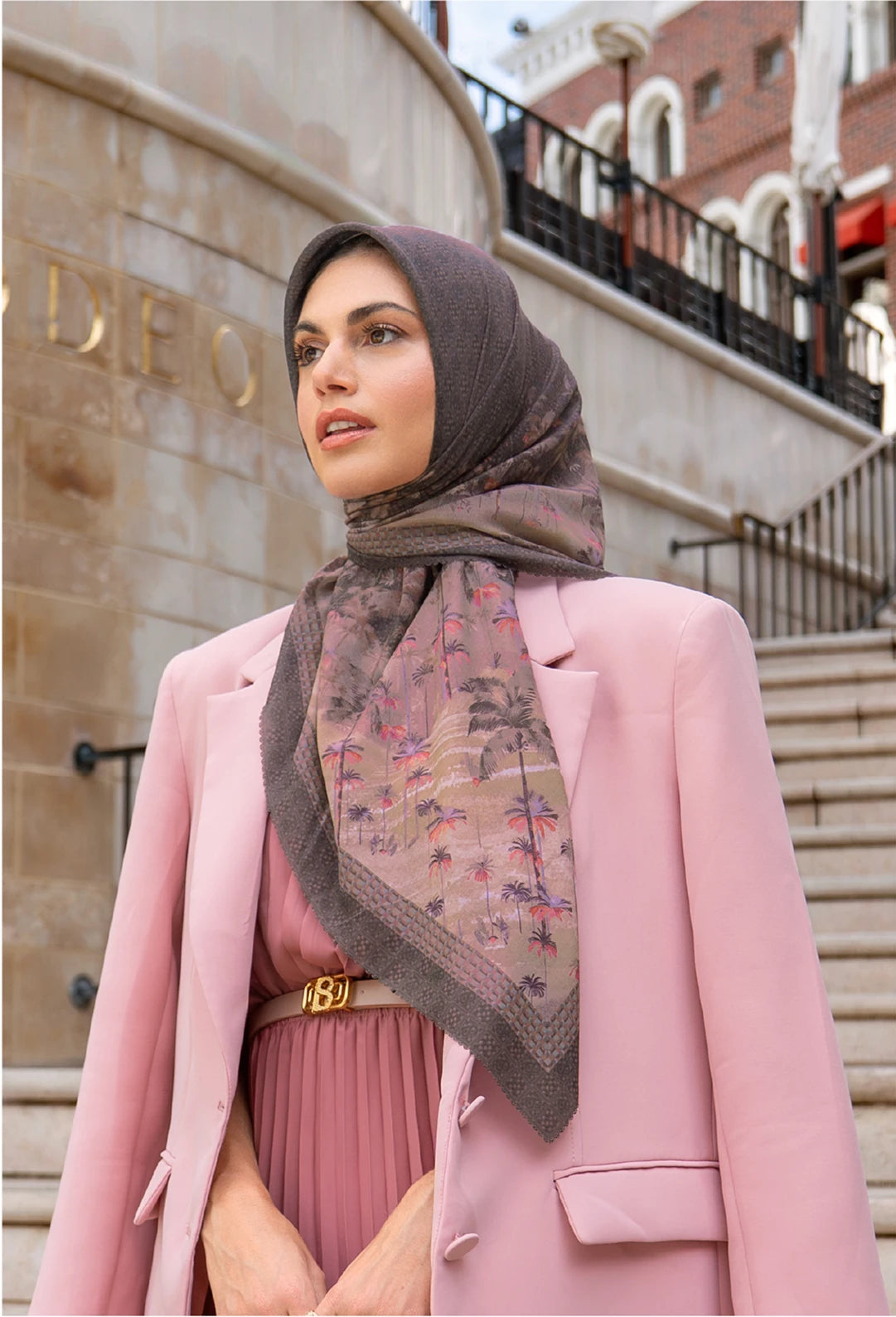 Palm Spring Brand Buttonscarves - The Palm Spring Series