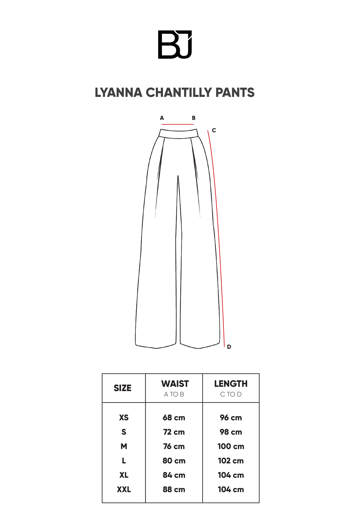 Lyanna Chantilly Pants - Black