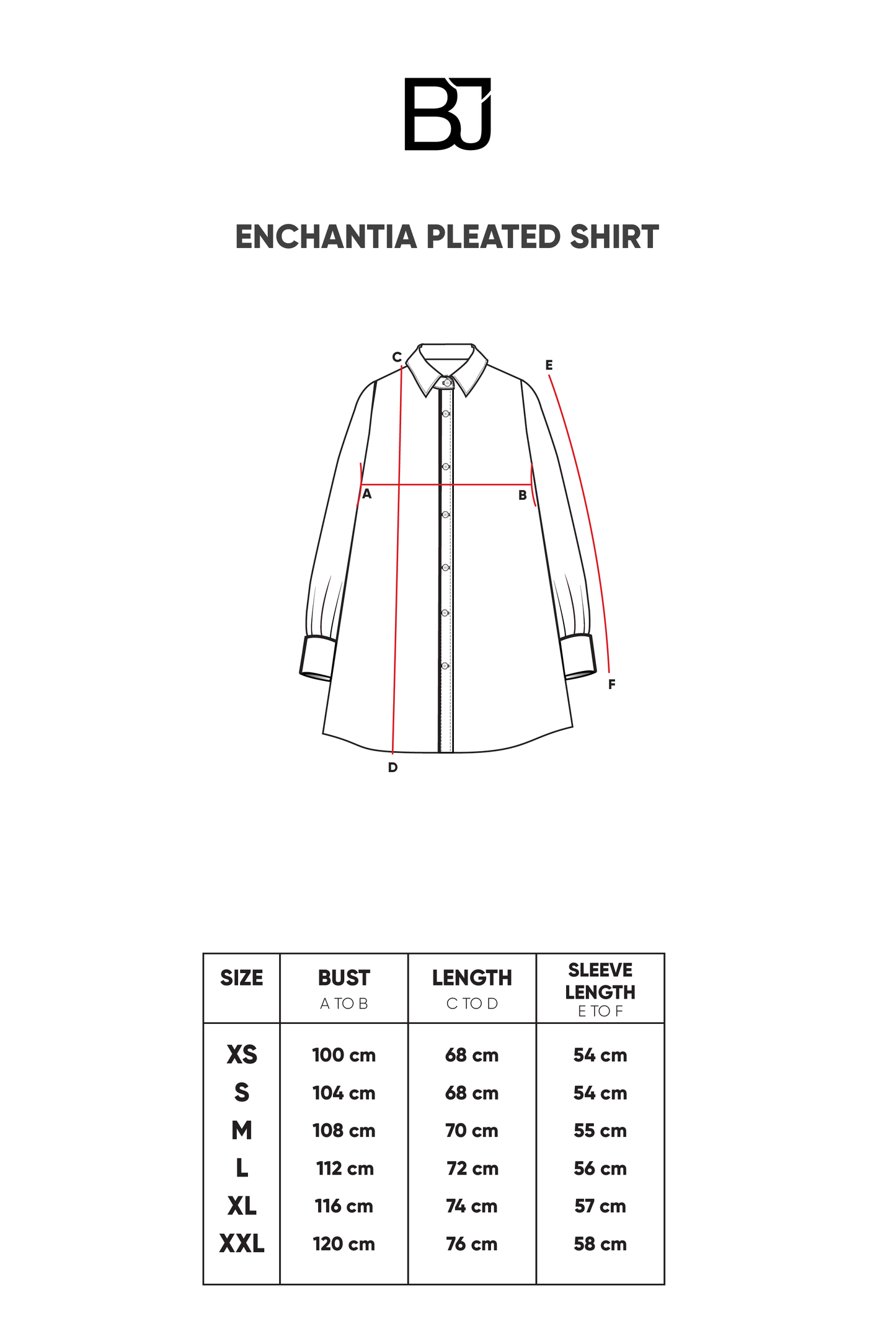 Enchantia Pleated Shirt - Navy