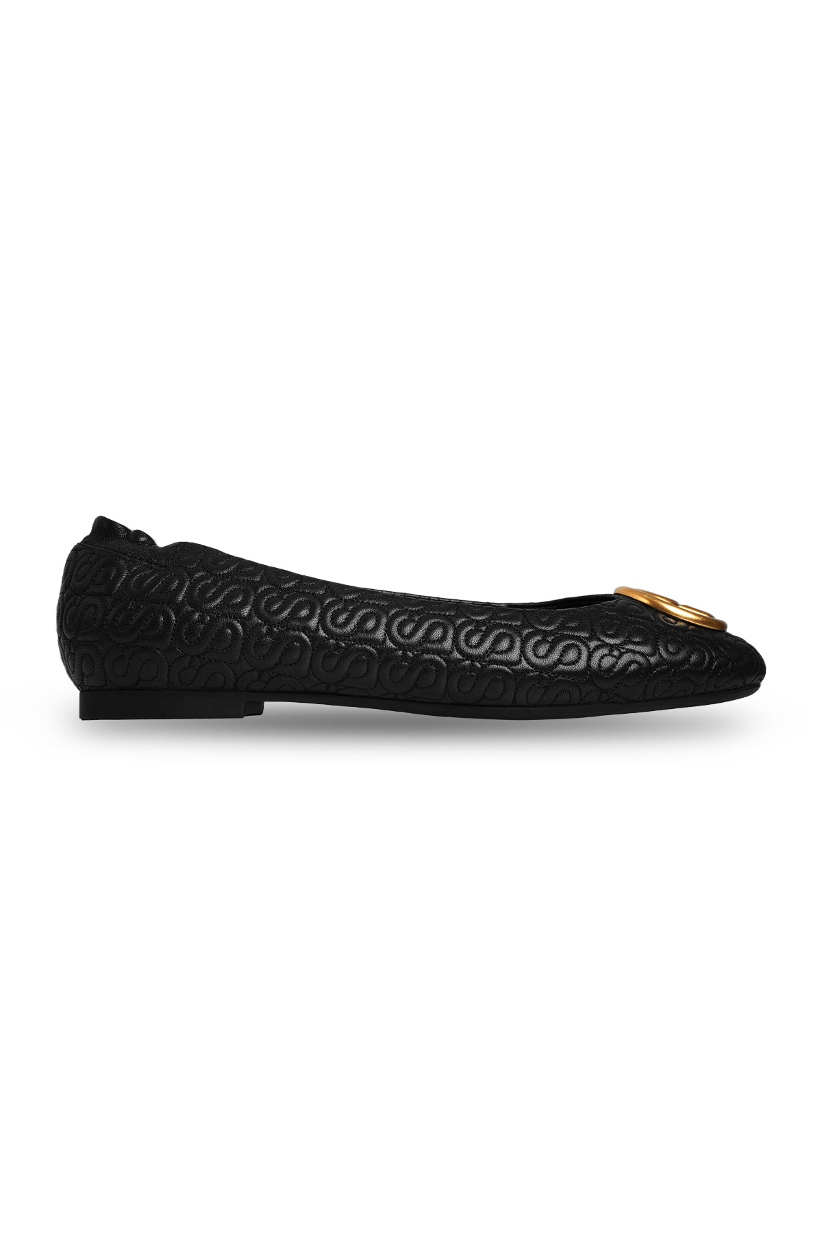 Luna Flat Shoes - Black