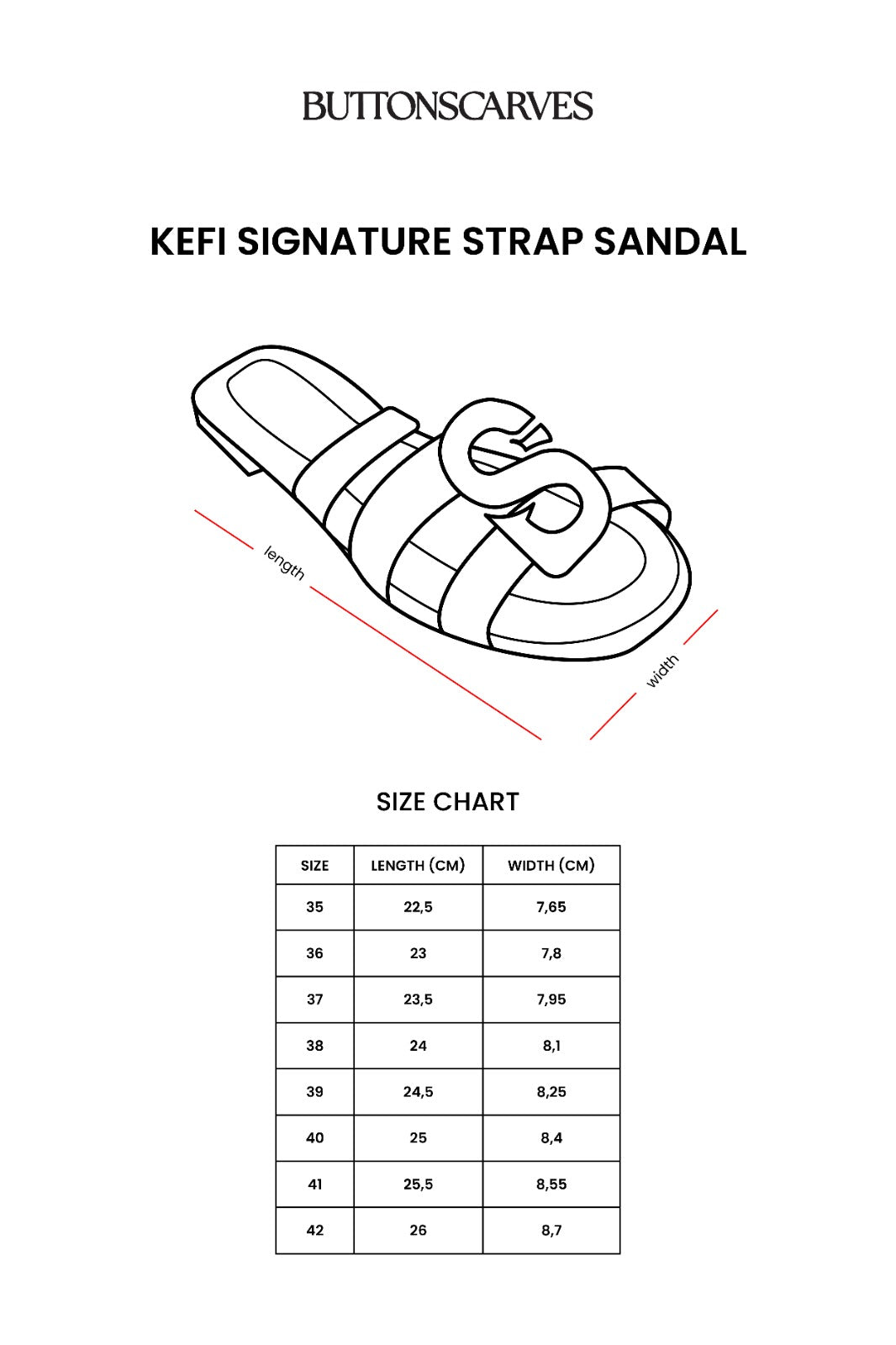 Kefi Signature Strap Sandal - Woody