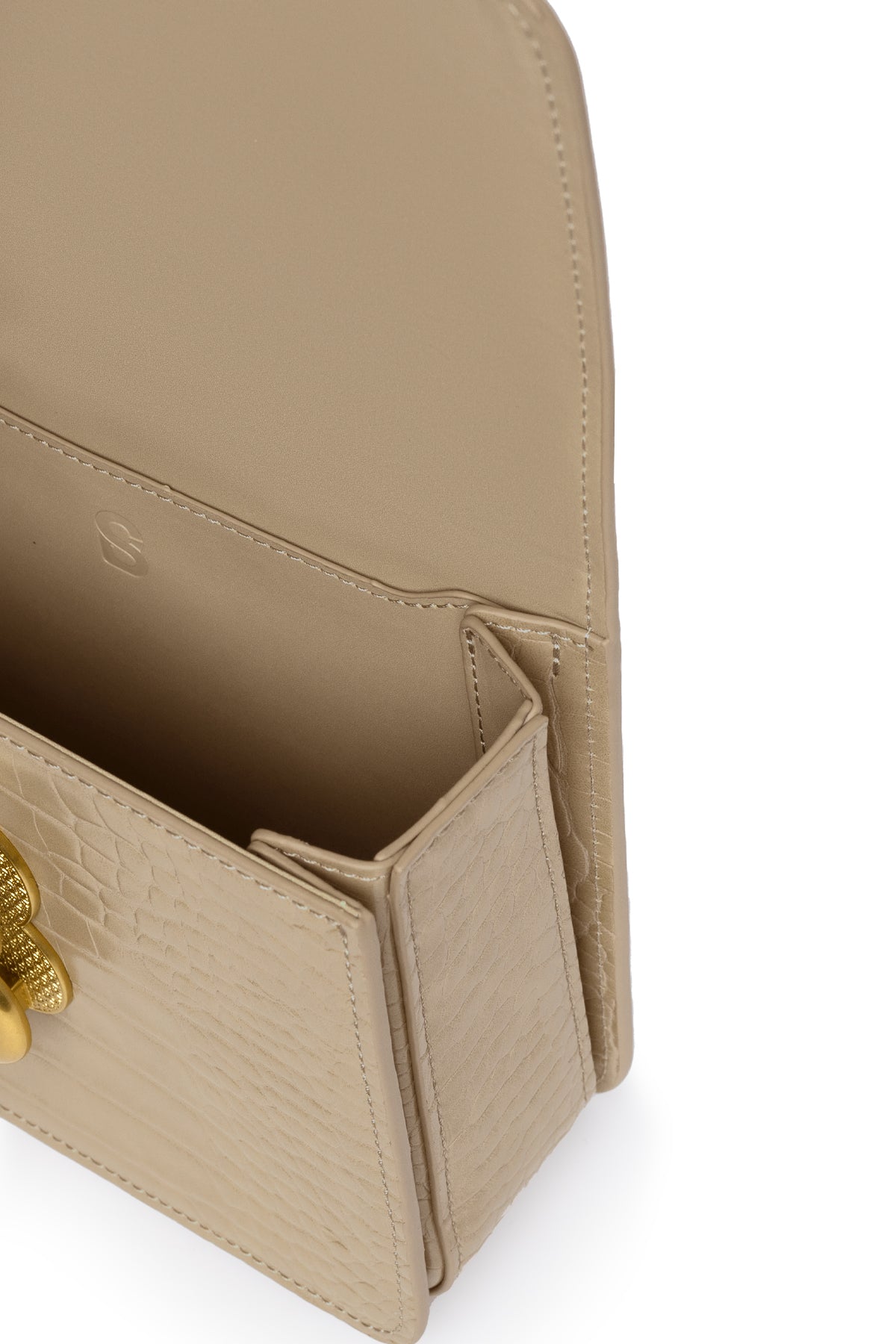 Shop Buttonscarves accessories The Audrey Monogram Bag Small - Black Bag
