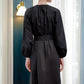 Poplin Midi Dress - Black