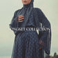 Songket Tie Back Square - Maritime Blue