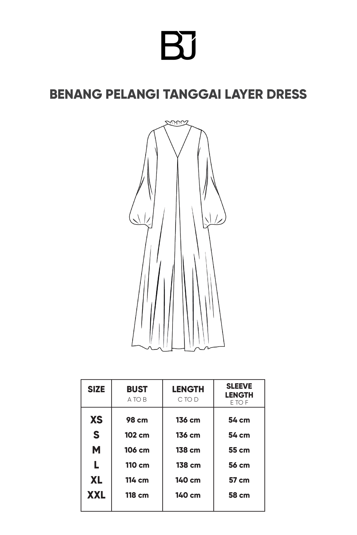 Benang Pelangi Tanggai Layer Dress - Teal