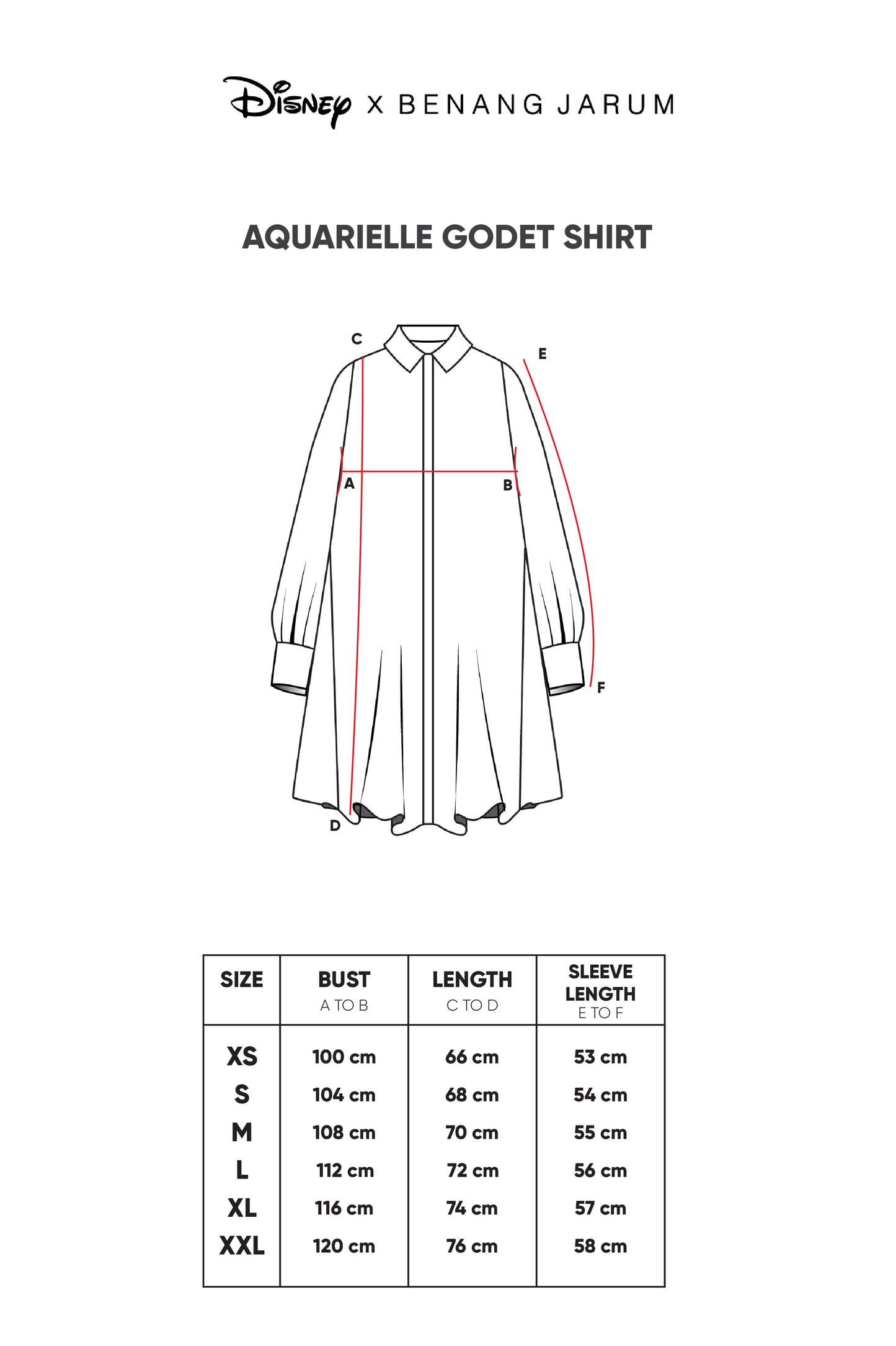 Aquarielle Godet Shirt - Sage