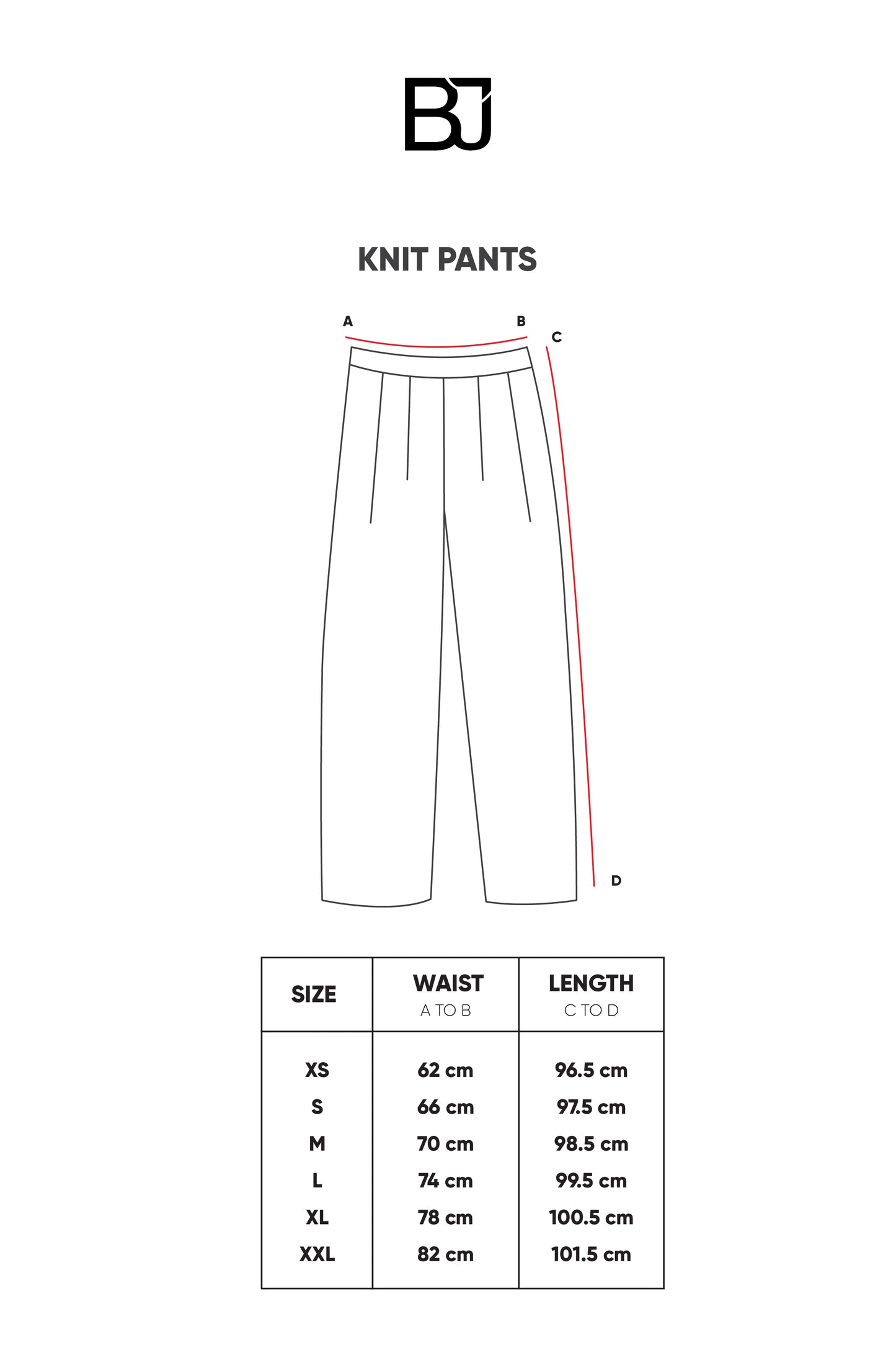 Knit Pants - Black