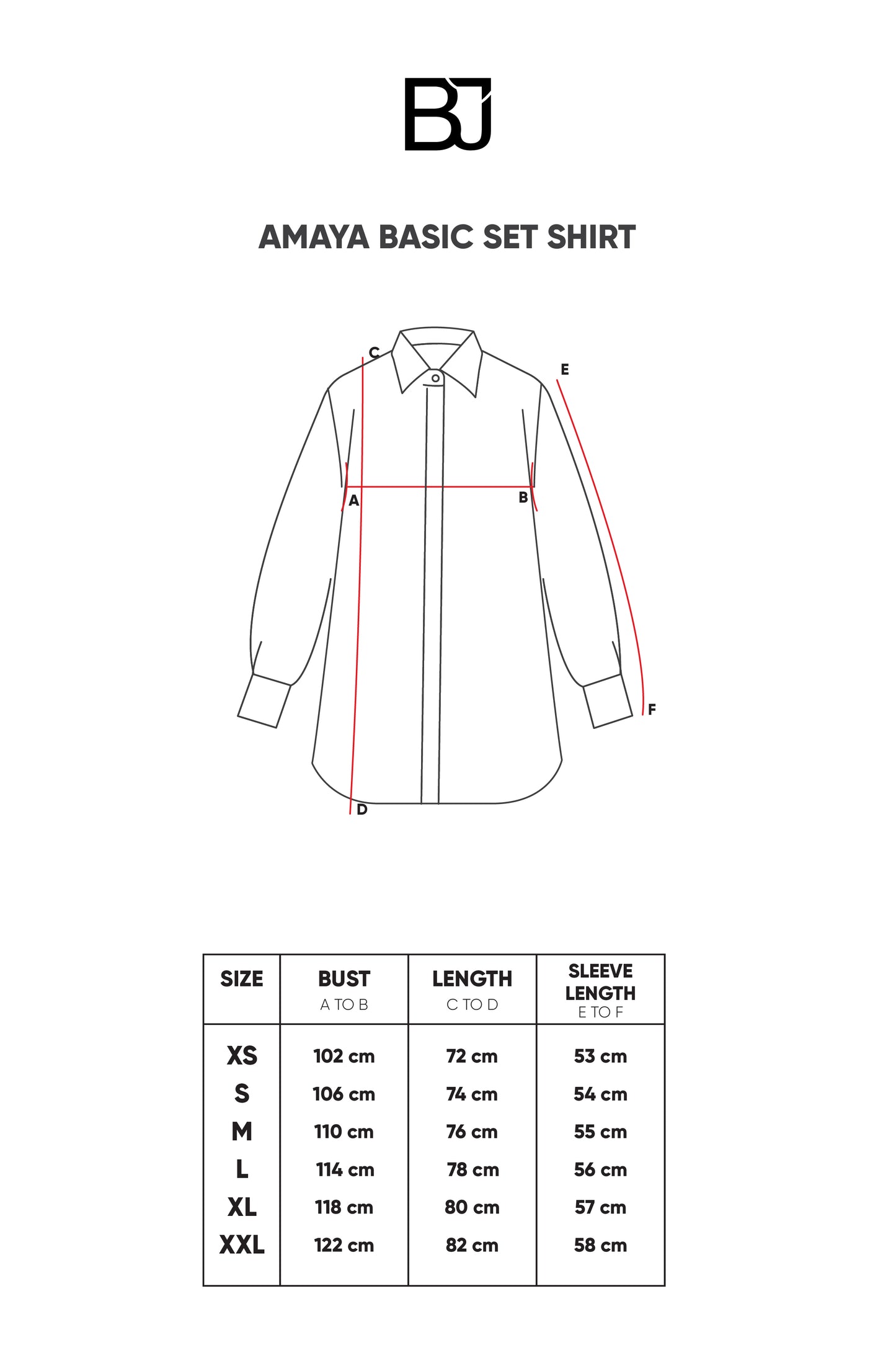 Amaya Basic Set Shirt - Cream