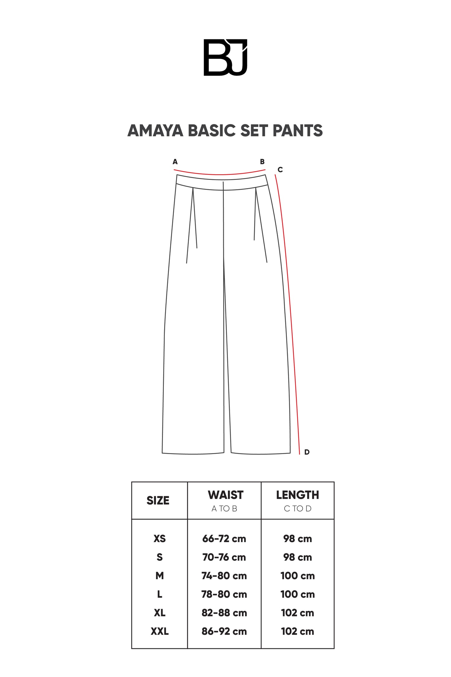 Amaya Basic Set Pants - Cream