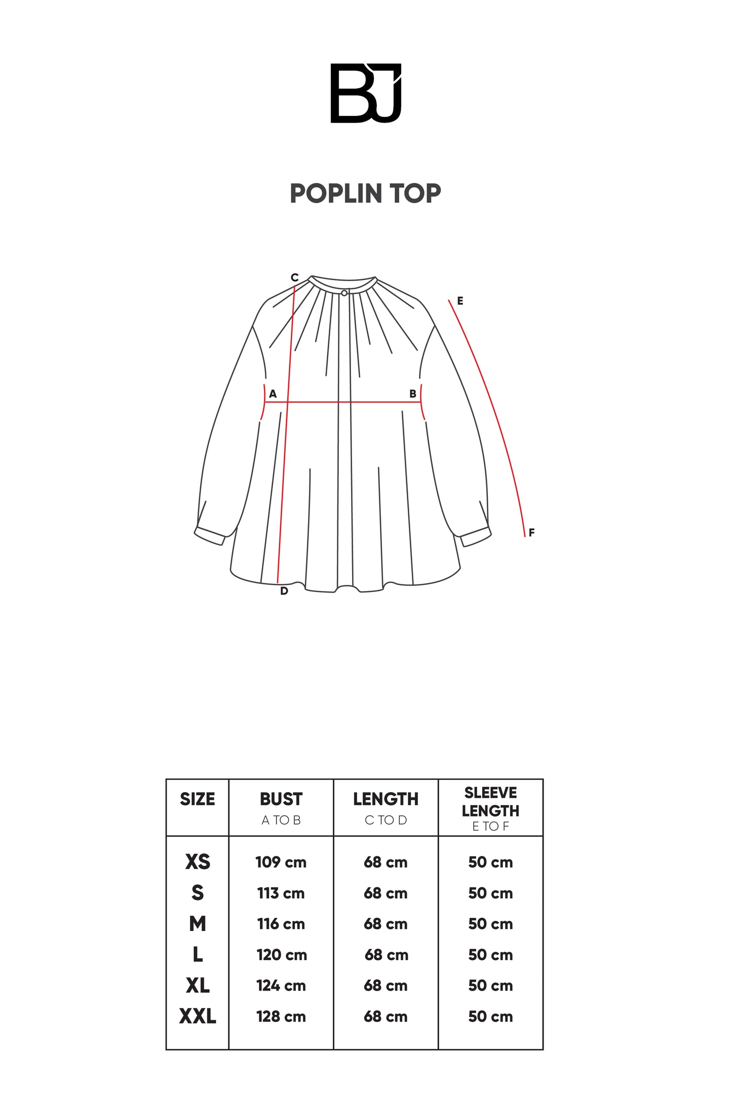 Poplin Top - White