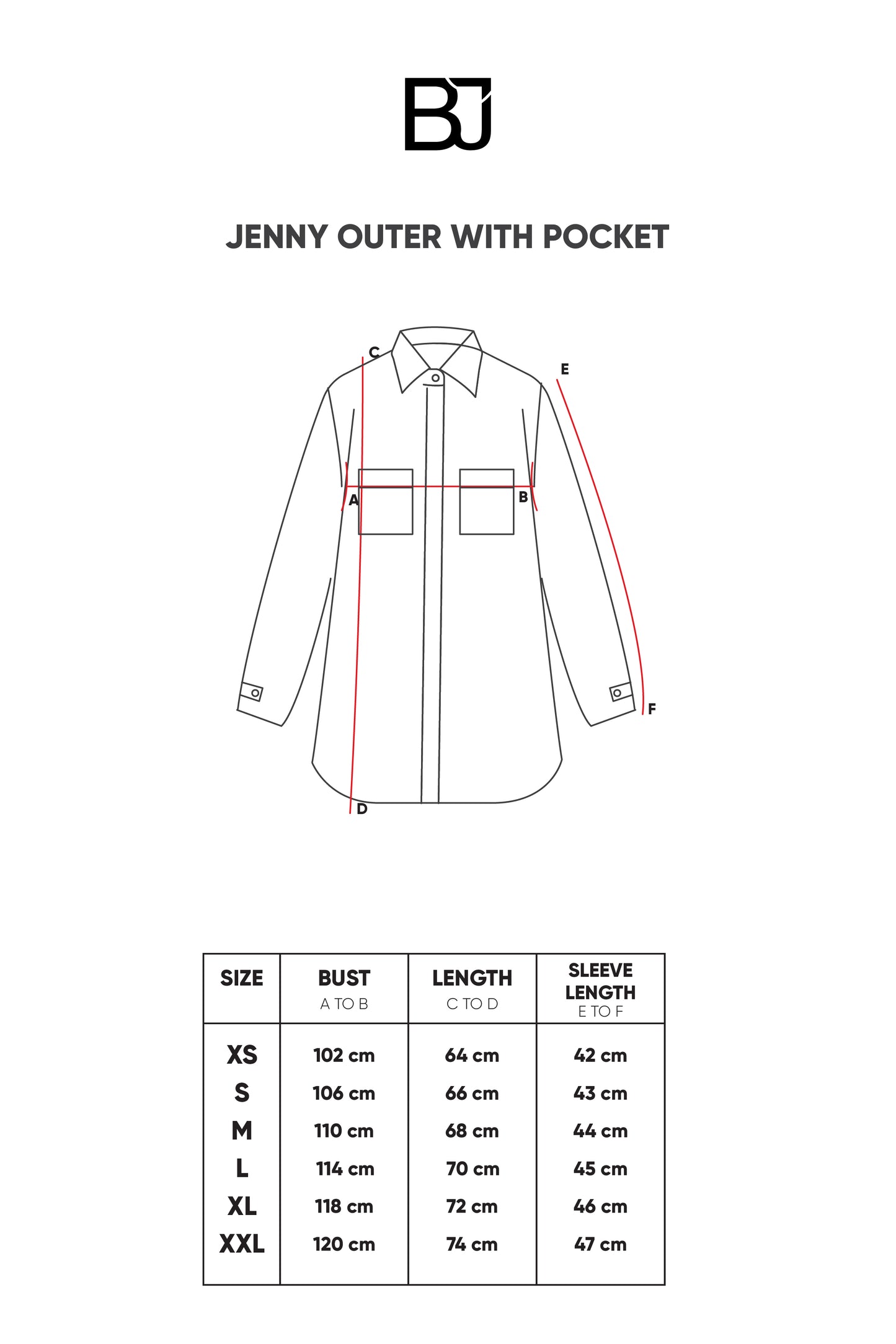 Jenny Outer With Pocket - Black