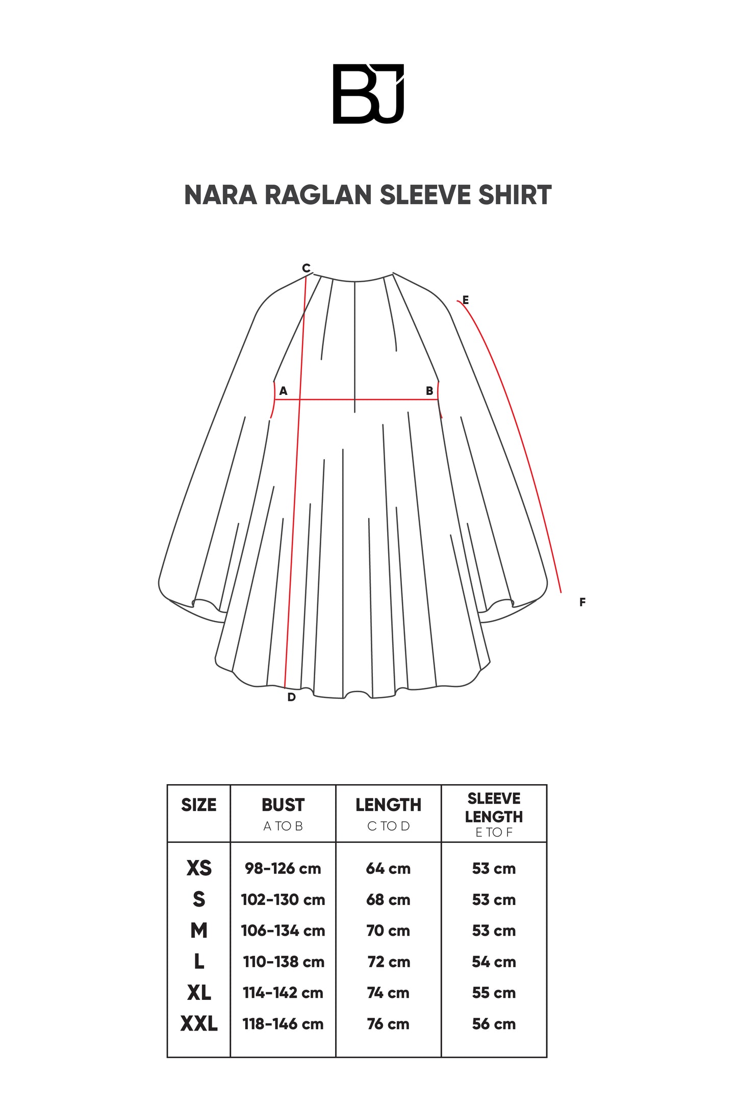 Nara Raglan Sleeve Shirt - Maroon