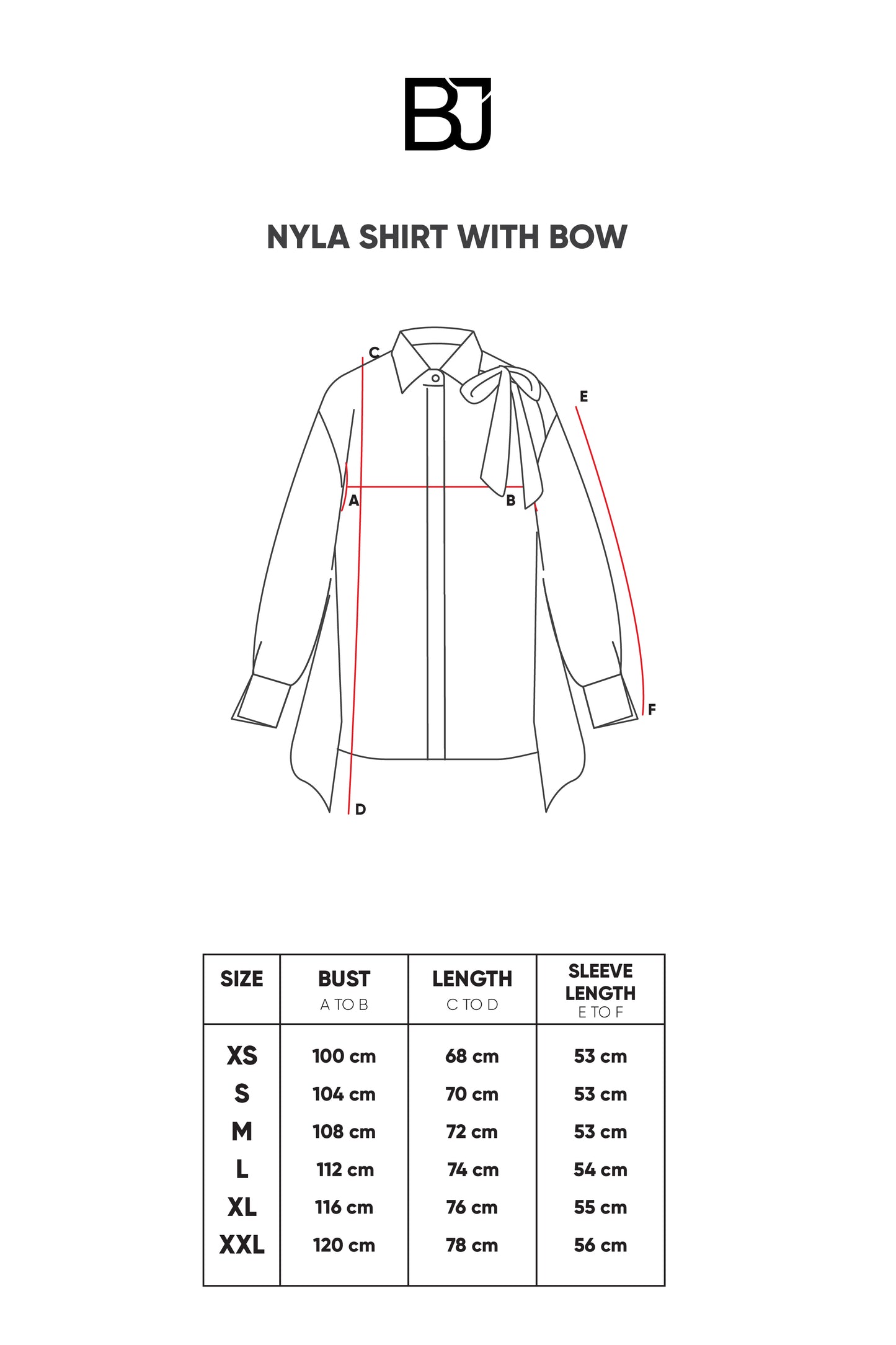 Nyla Shirt with Bow - Black