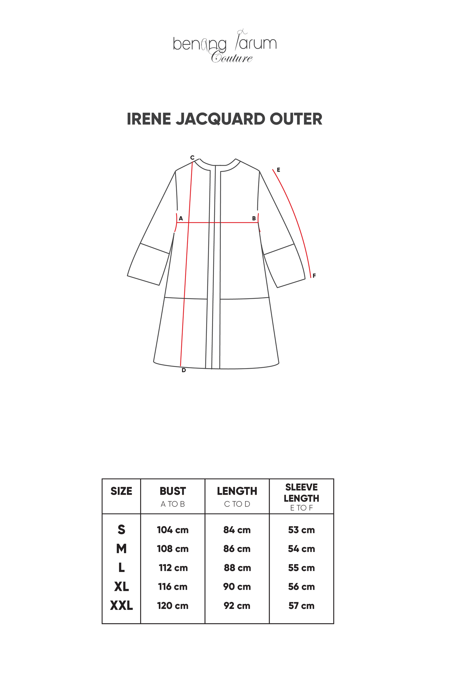 Irene Jacquard Outer - Rose Gold
