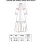 Amona Mix Fabric Dress with Puffy - Black