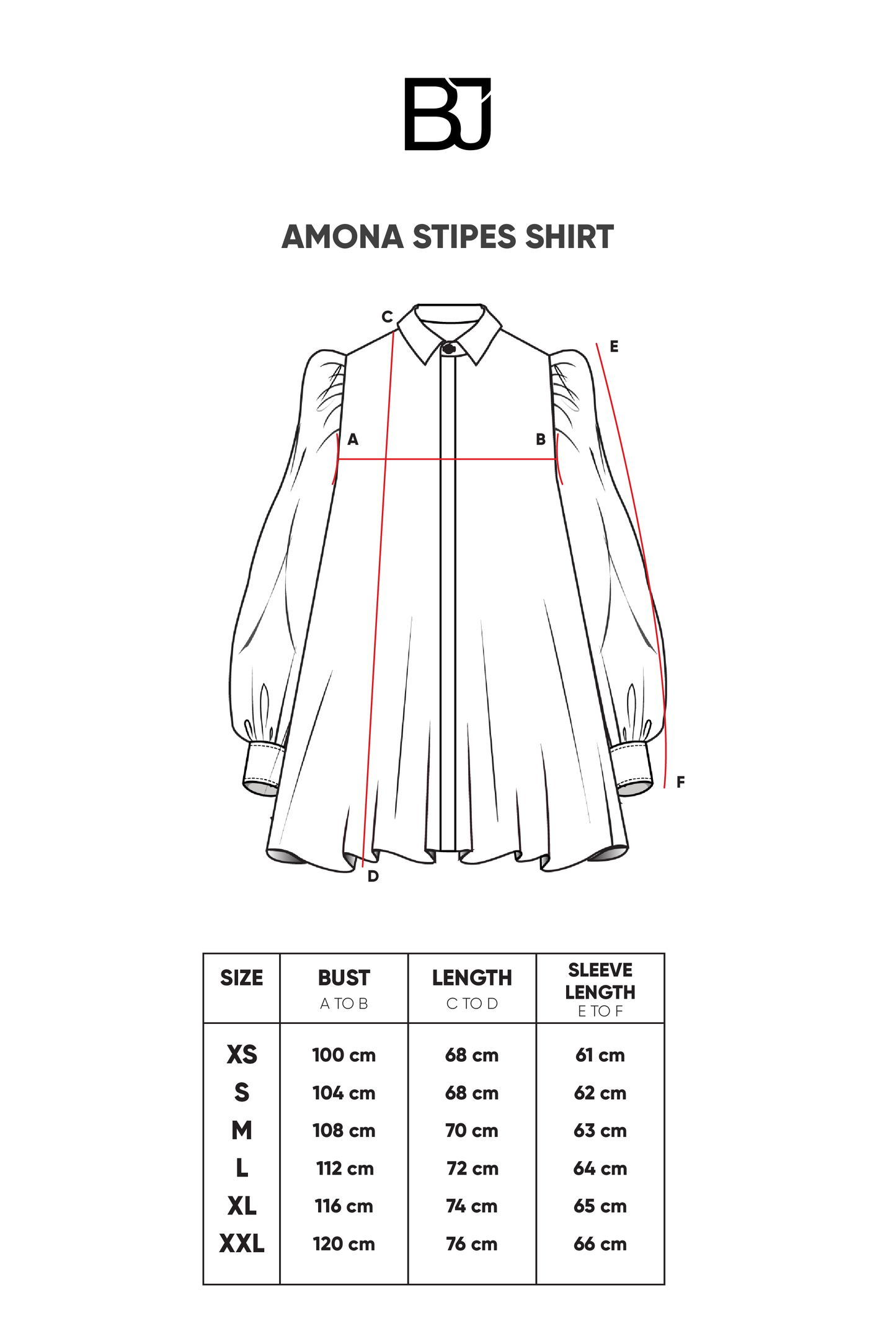 Amona Stripe Shirt - Maroon