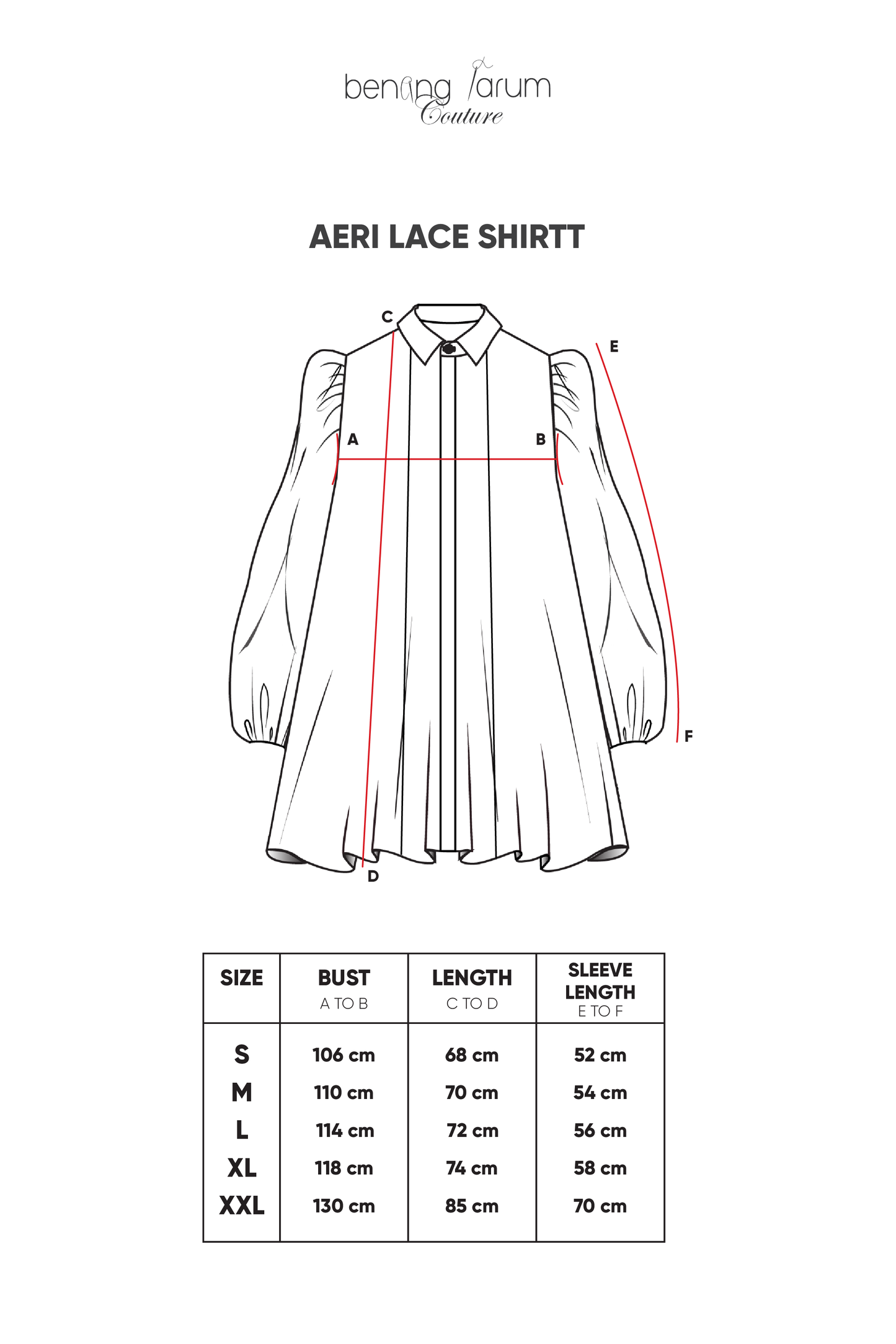 Aeri Lace Shirt - Black