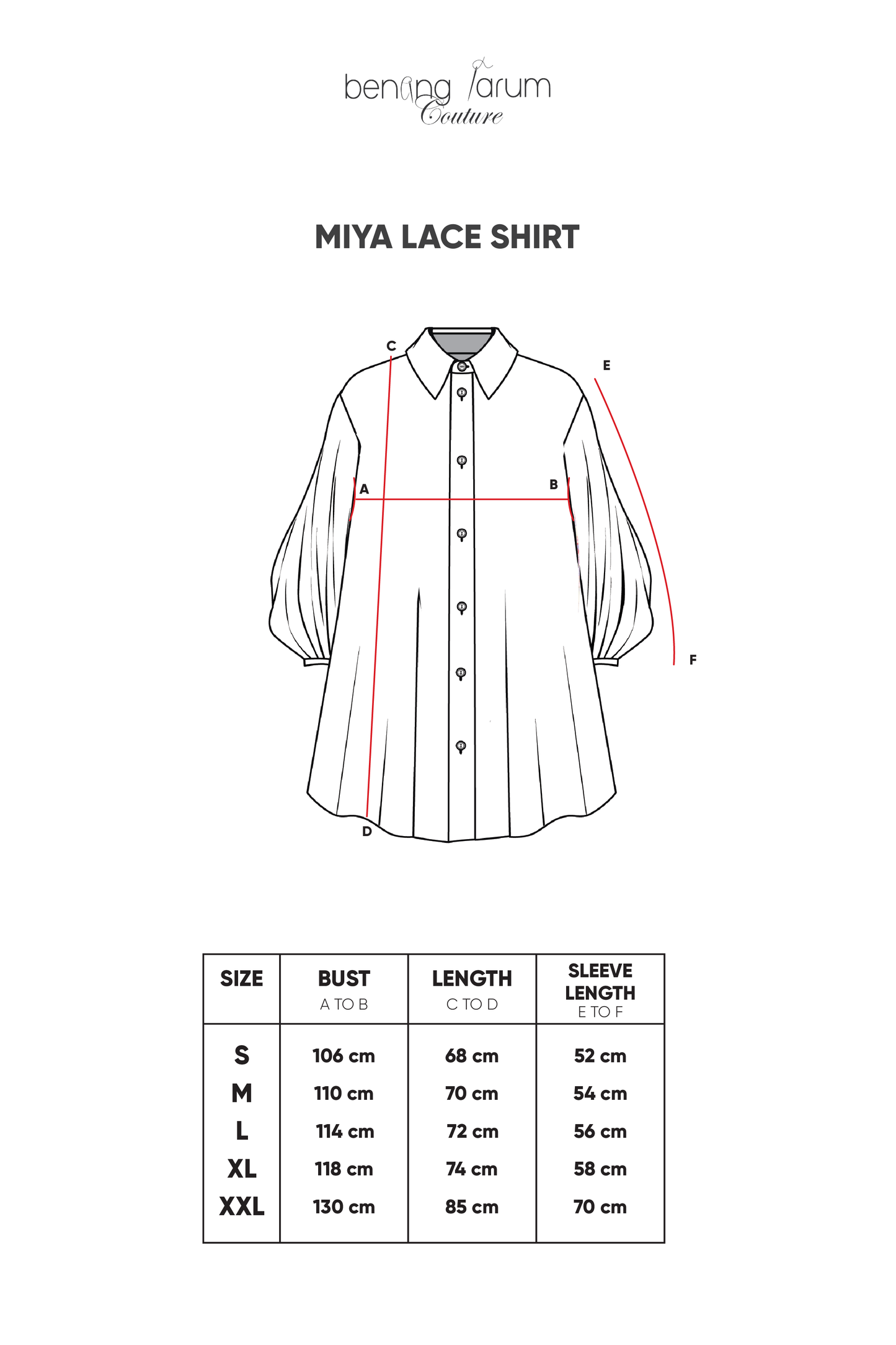 Miya Lace Shirt - Brown