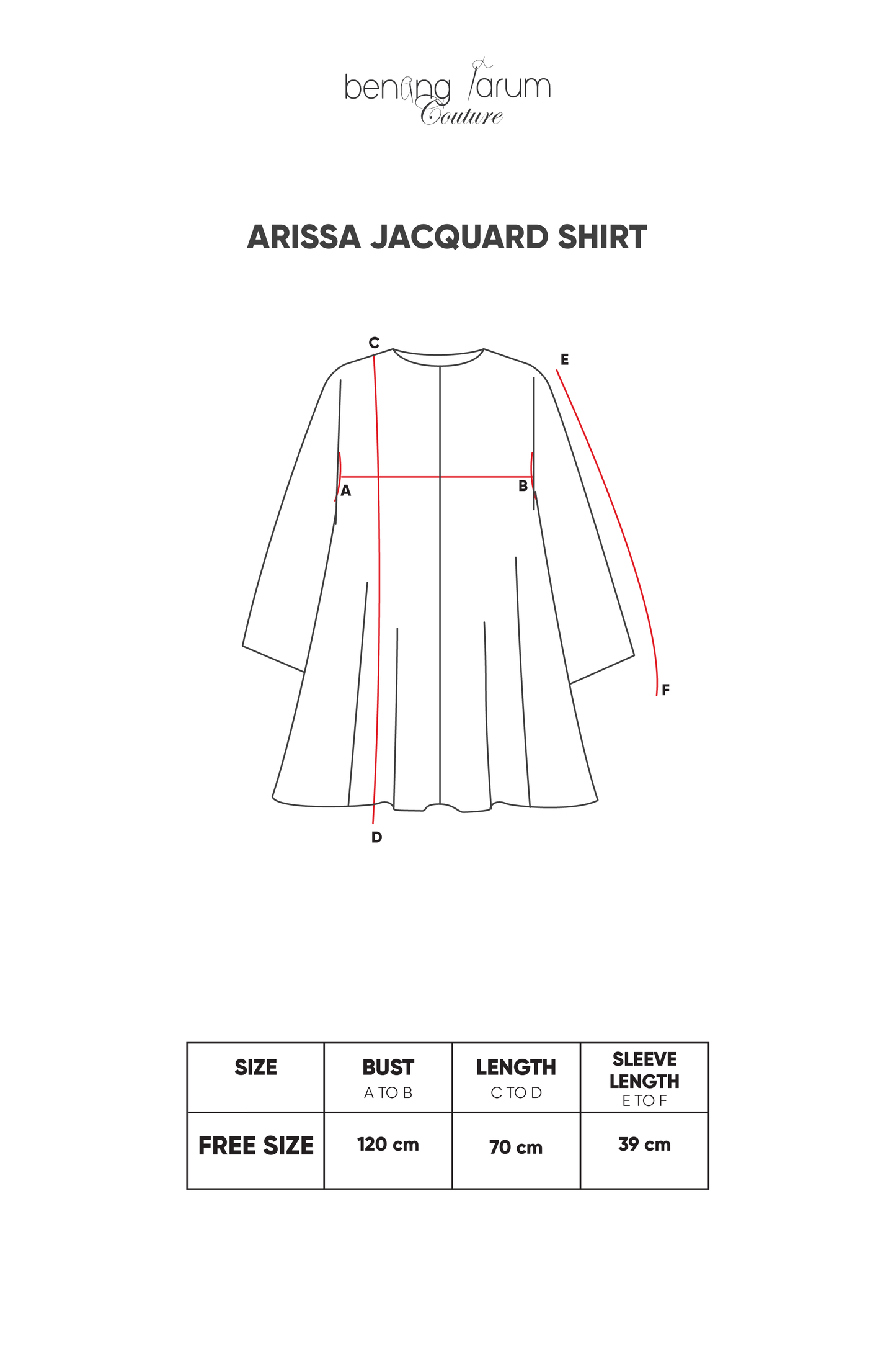 Arissa Jacquard Shirt - Black