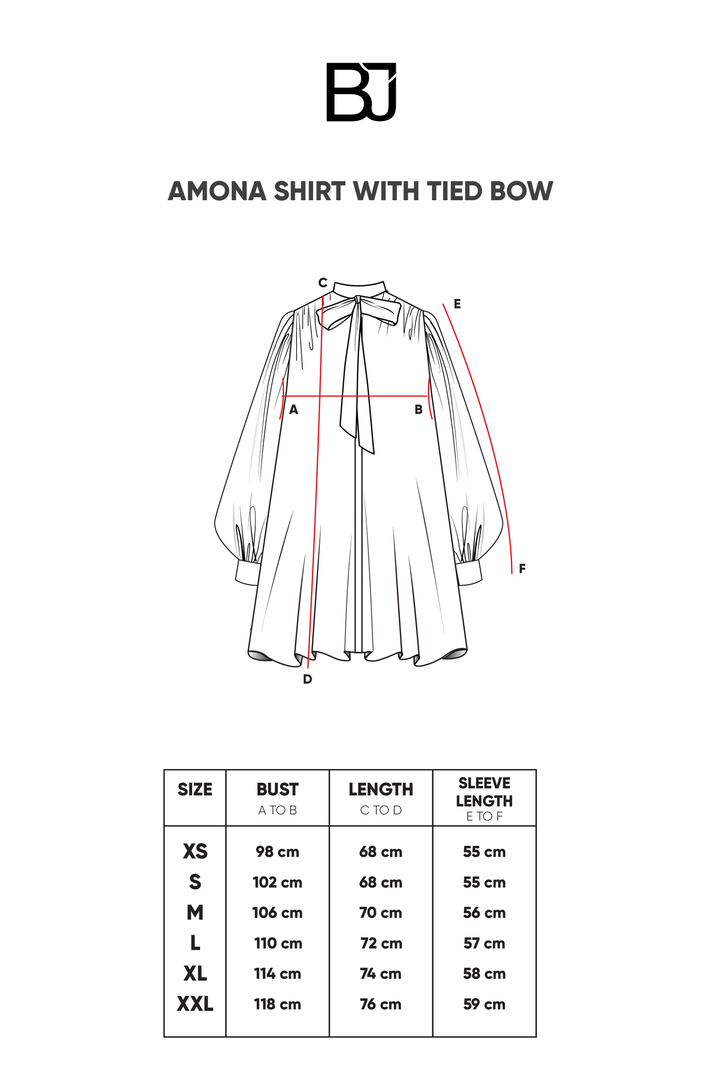 Amona Shirt With Tied Bow - Navy
