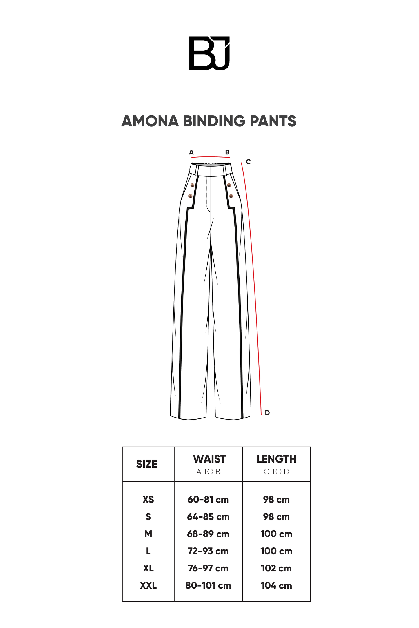 Amona Binding Pants - Cream