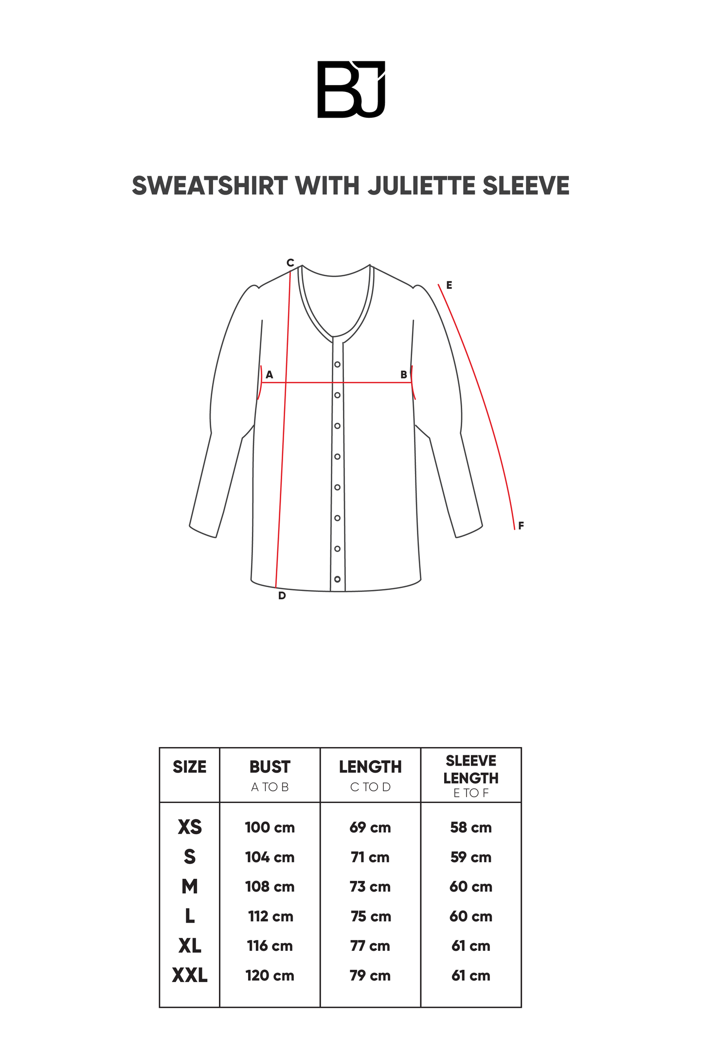 Sweatshirt With Juliette Sleeve - Sea
