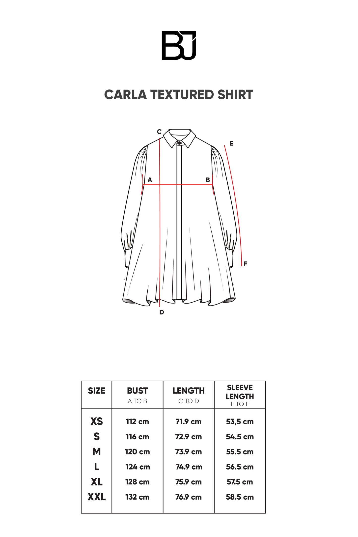 Carla Textured Shirt - Black