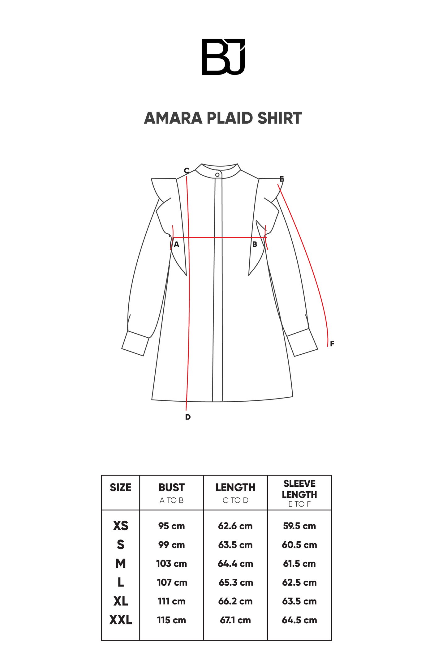 Amara Plaid Shirt - Navy