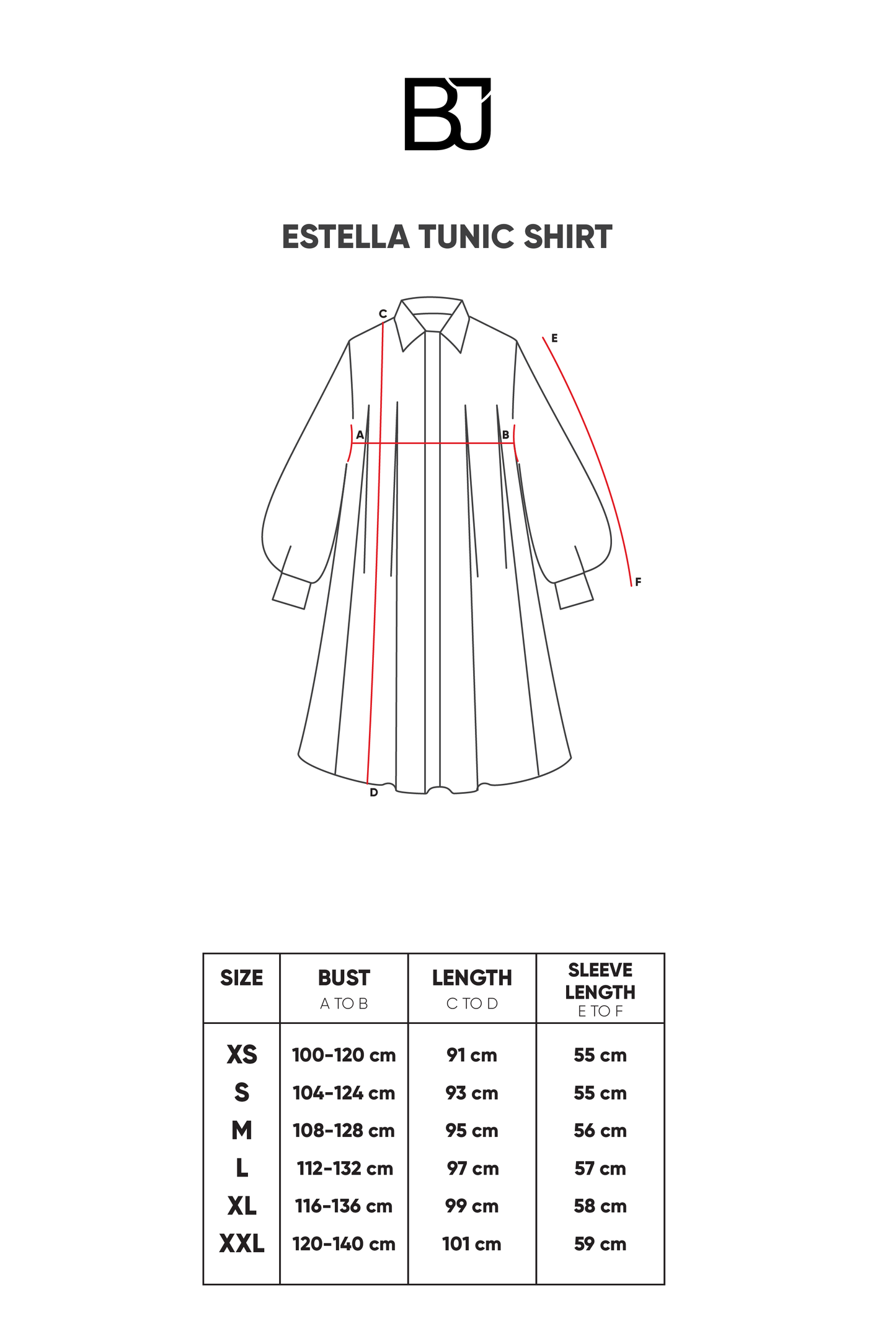 Estella Tunic Shirt - Ice Cream