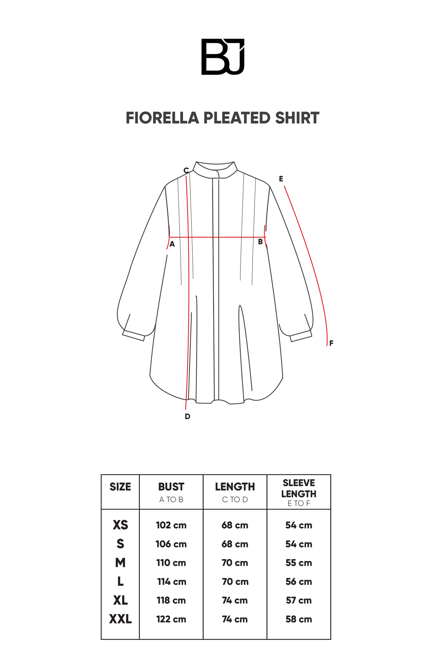 Fiorella Pleated Shirt - Peach