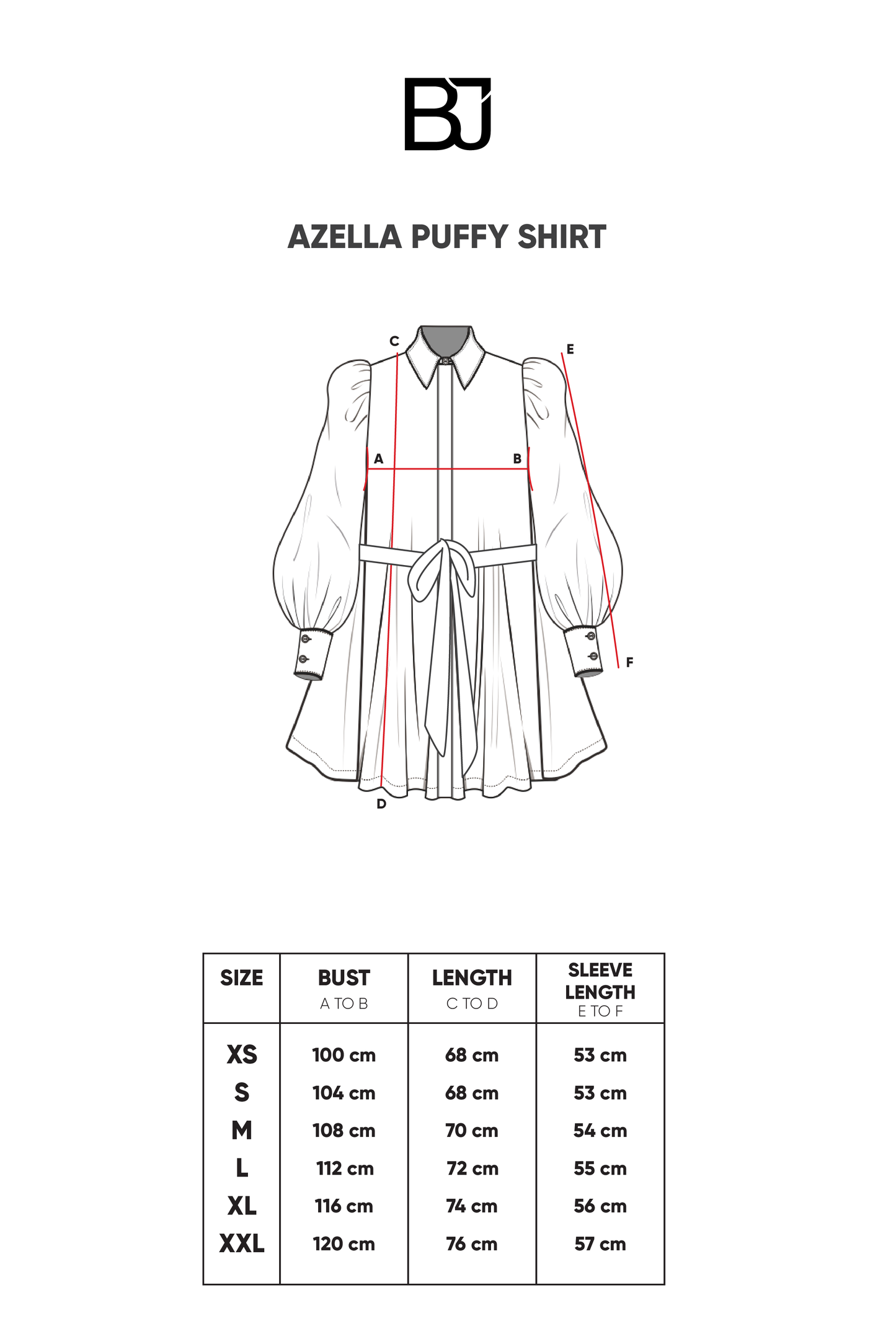 Azella Puffy Shirt - Mauve Brown