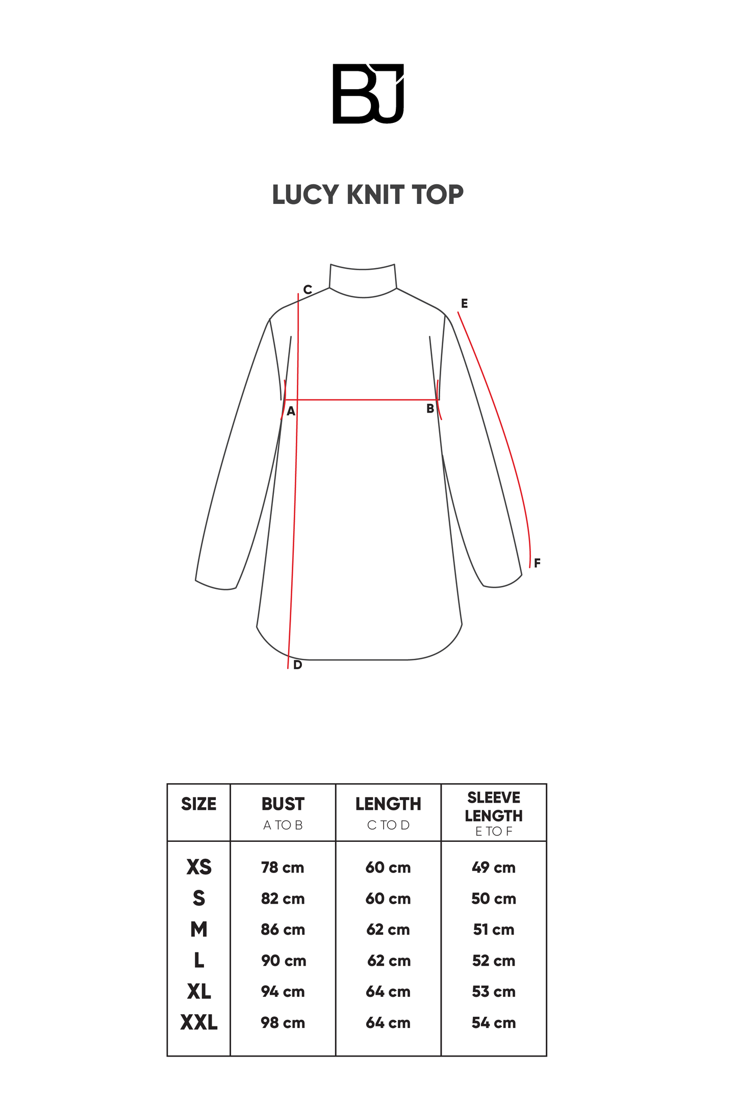 Lucy Knit Top - Black