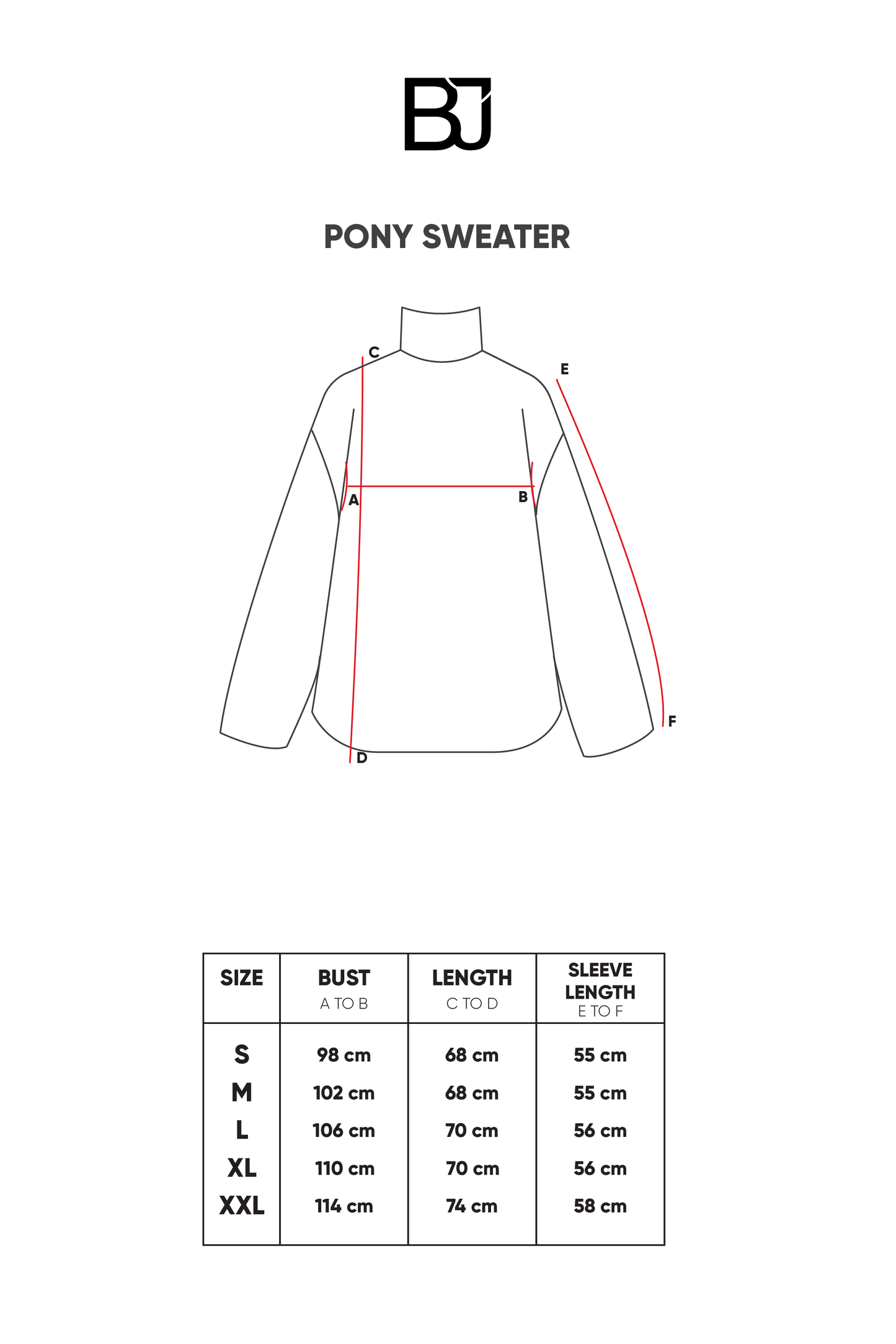 Pony Sweater - Black