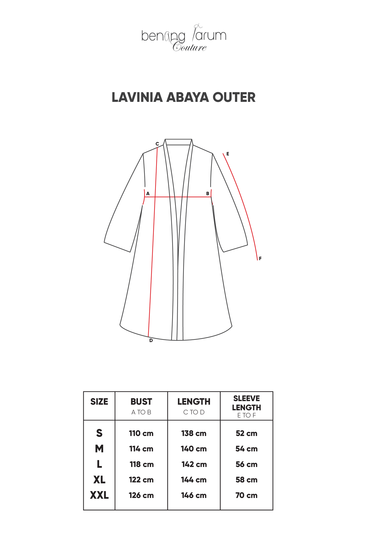 Lavinia Abaya Outer - Orange