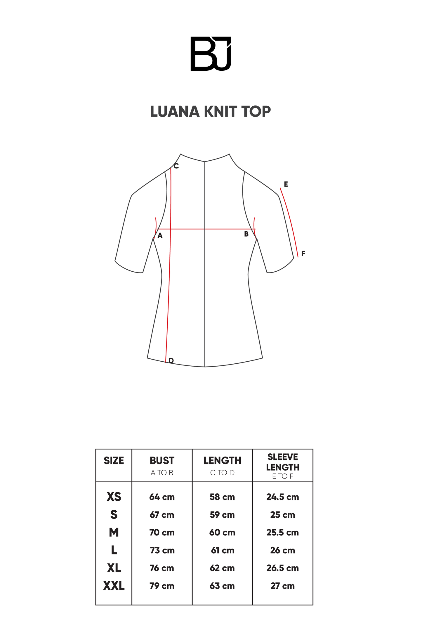 Luana Knit Top - Black