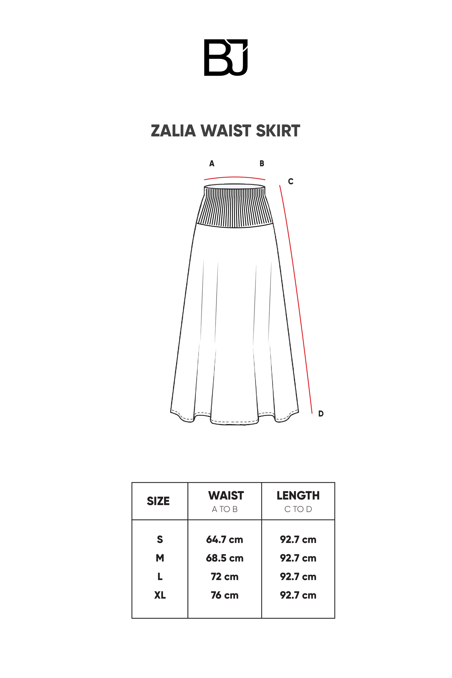 Zalia Waist Skirt - Sand