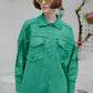 Hera Pocket Shirt - Emerald