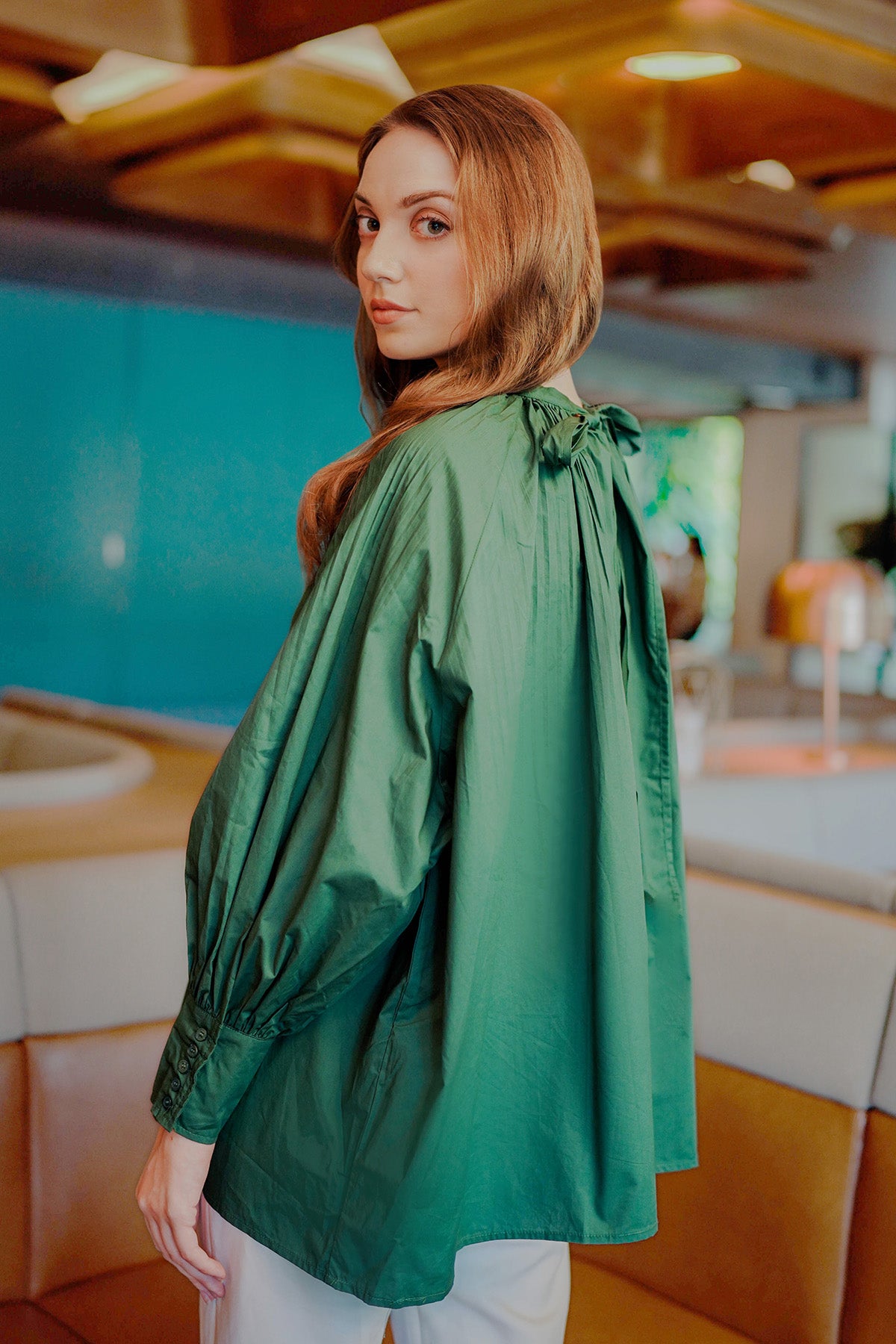 Letty Blouse - Emerald
