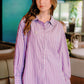 Firana Stripe Shirt - Purple
