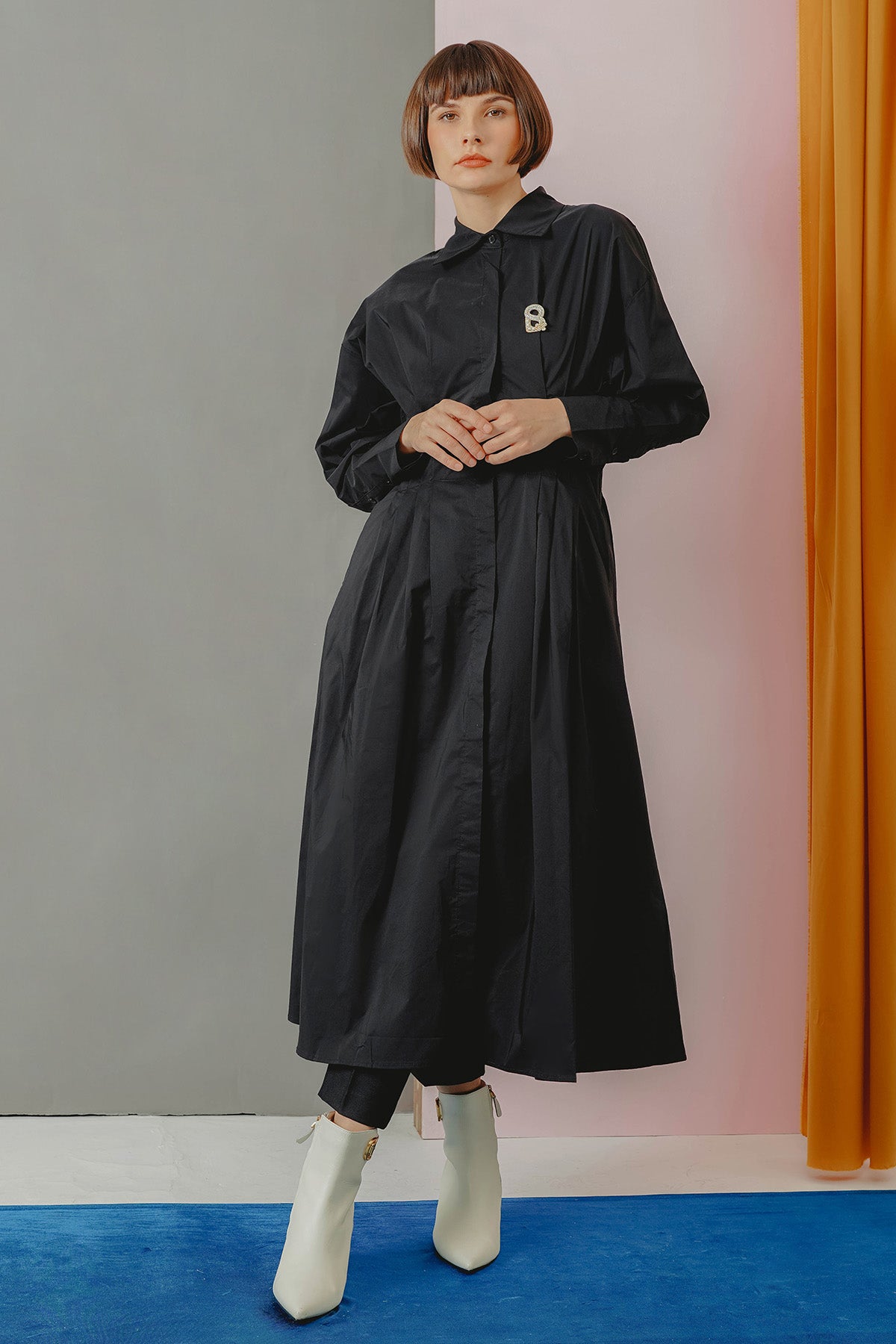 Inka Dress - Black – Buttonscarves