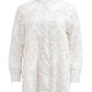 Aleena Embroidery Shirt - Cream