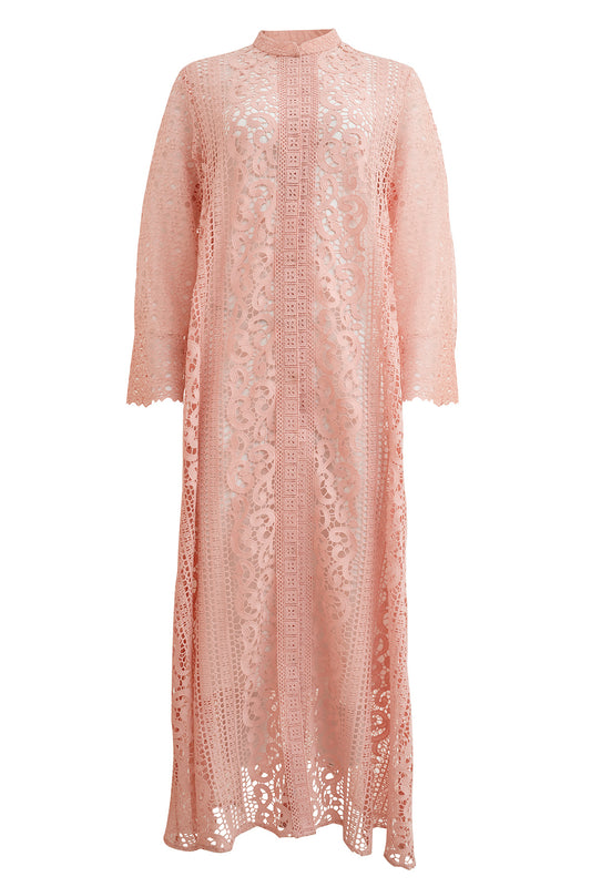 Alesha Shirt Dress - Dusty Pink