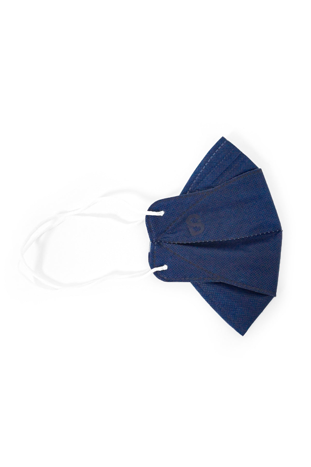Button Mask Buttonscarves Disposable Mask - Navy