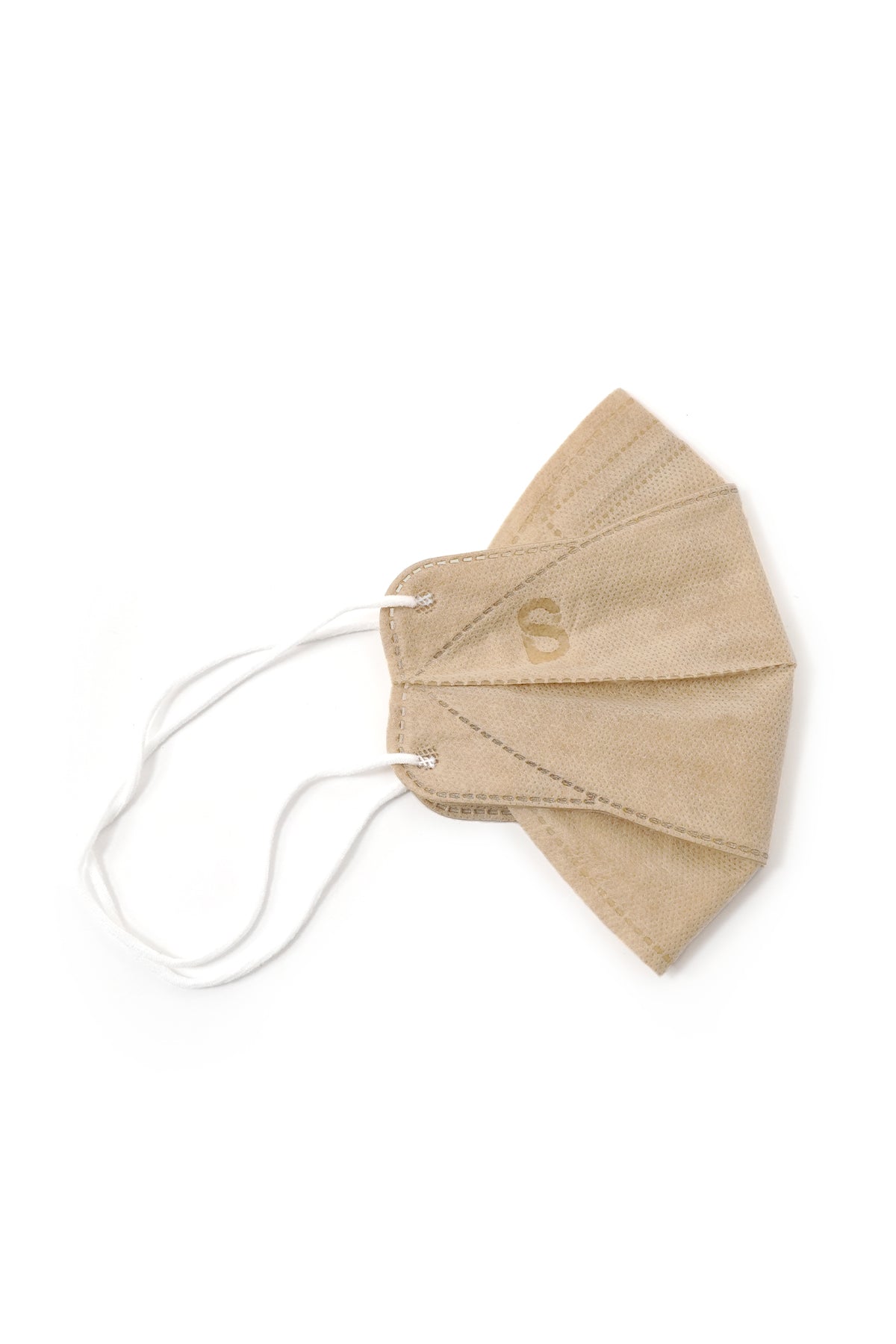 Button Mask Buttonscarves Disposable Mask - Oat
